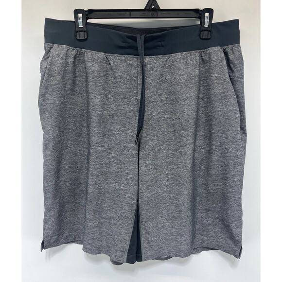 Lululemon Men's T.H.E. Short Out Of Mind Liner 9" Heathered Texture Grey XL - Picture 1 of 5
